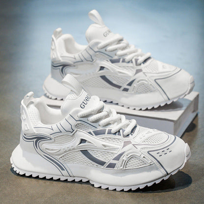 Damen Sneakers Sportlich Atmungsaktives Mesh Leicht