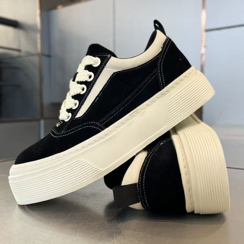 Damen Sneaker Strukturierte Sohle Mode