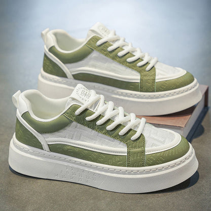Damen Sneaker Platform Atmungsaktives Material Flexibel