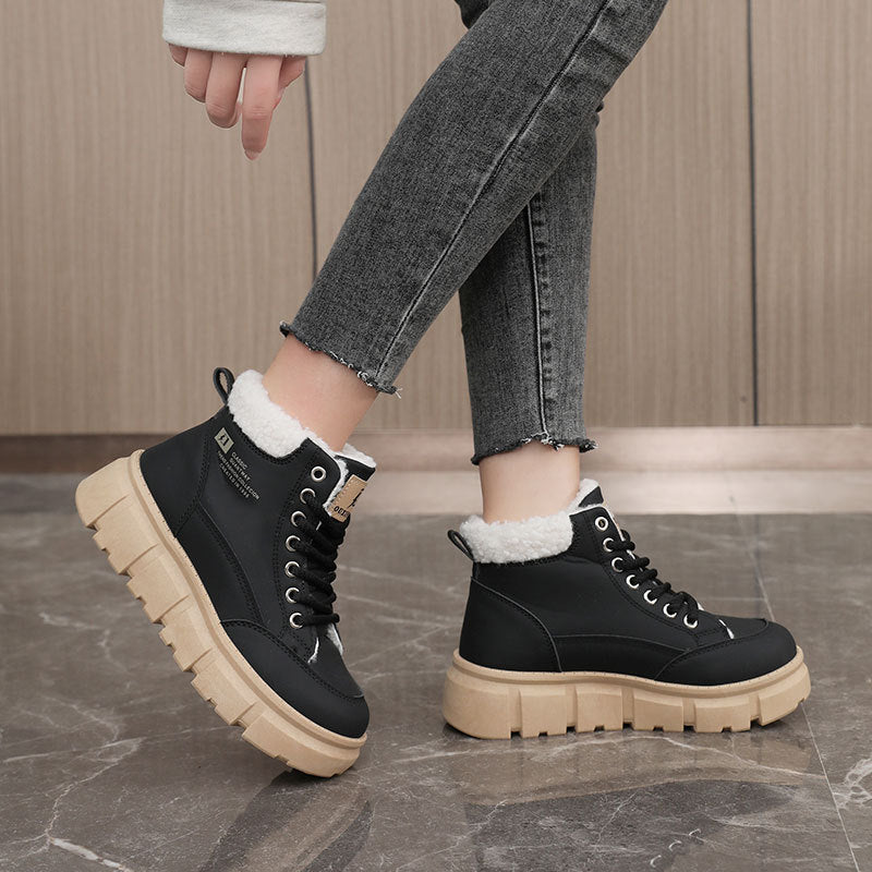 Damen Winterstiefel Isoliert Rutschfest High-