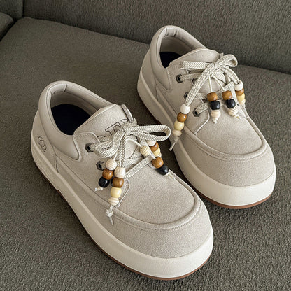 Damen Sneaker Modisch Ornamente Schnürsenkel