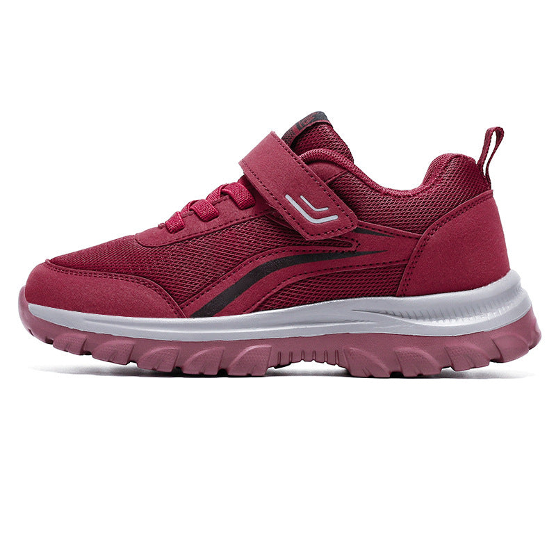 Damen Laufschuhe Atmungsaktives Mesh Klettverschluss Verstellbar