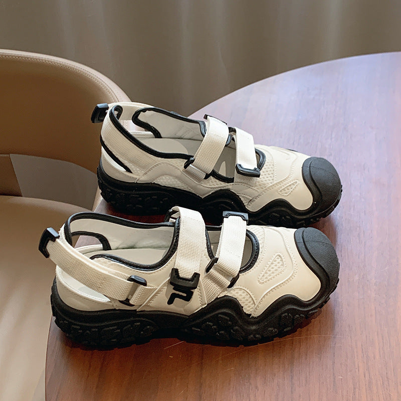 Damen Sandalen Outdoor Bequem Verstellbar Stoßdämpfend