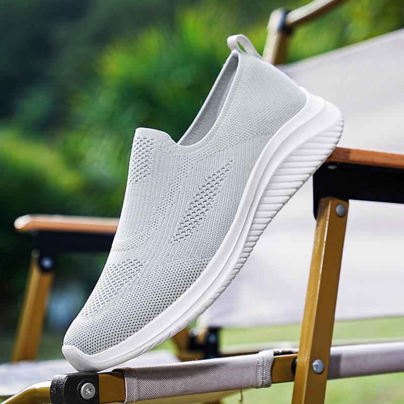 Damen Sneaker Atmungsaktive Slip-On Schuhe