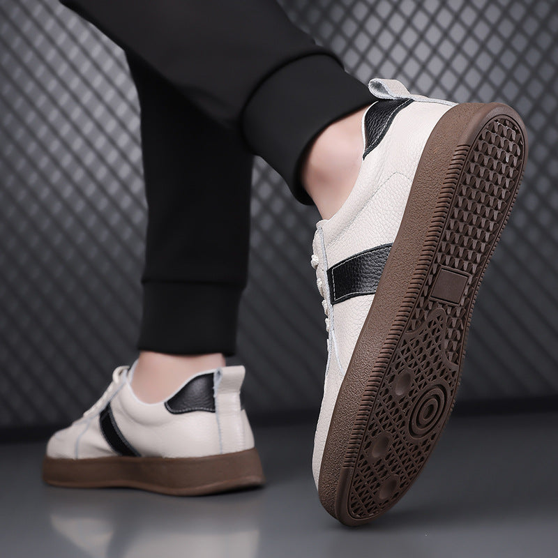 Damen Sneaker Leder Rutschfest