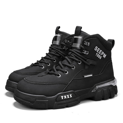 Herren High- Sneaker Atmungsaktives Material