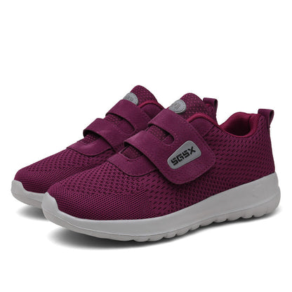 Damen Laufschuhe Atmungsaktives Mesh Klettverschluss