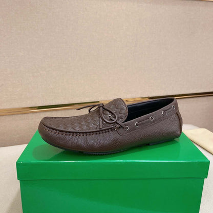 Damen Mokassin Geflochtene Schuhe Sommer