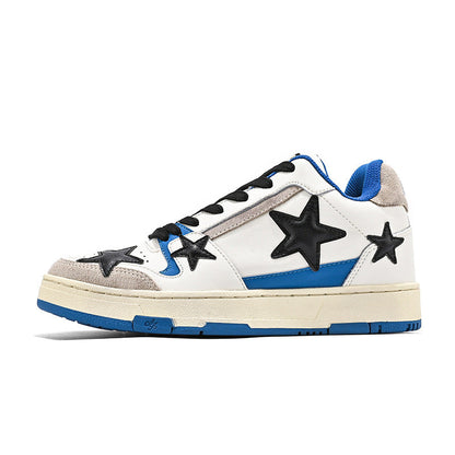 Damen Sneaker Weiche Laufsohle Sternen-Design