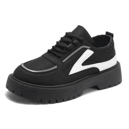 Damen Sneaker Sportlich Kontrastdesign weiß