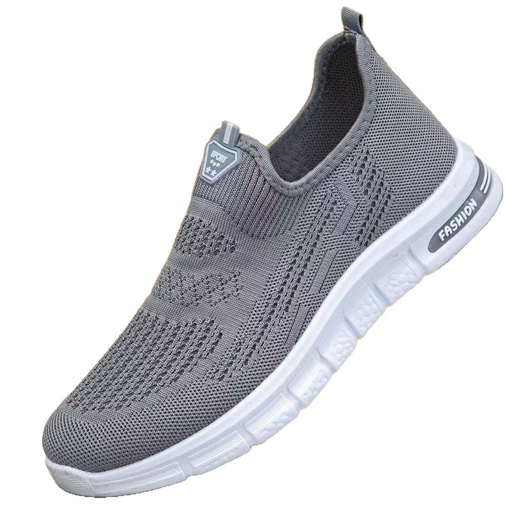 Damen Sneaker Sportlich Atmungsaktives Mesh Slip On