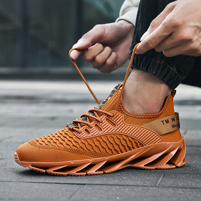 Damen Sneaker Sportlich Leicht Rutschfest Weiches Obermaterial