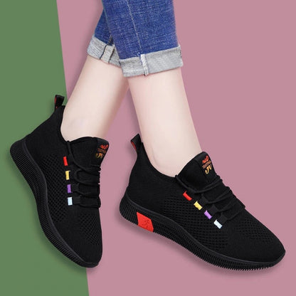 Damen Laufschuhe Atmungsaktiv Flexibel Sneaker Sport