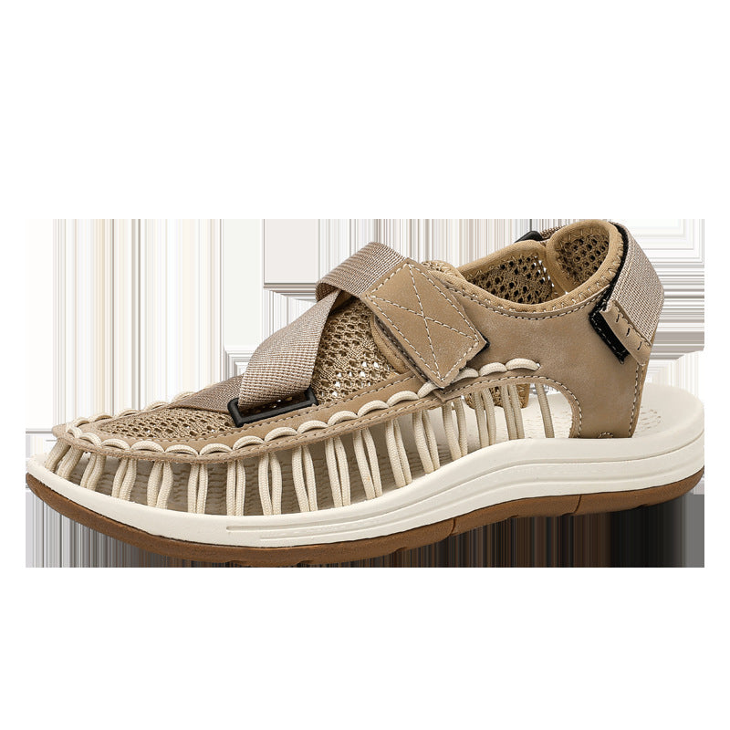 Damen Sport Sandalen Atmungsaktives Leder Bequem