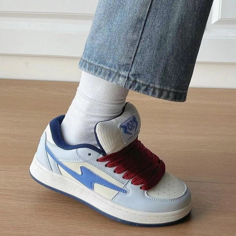 Damen Sneaker Atmungsaktives Mesh Elastische Schnürsenkel