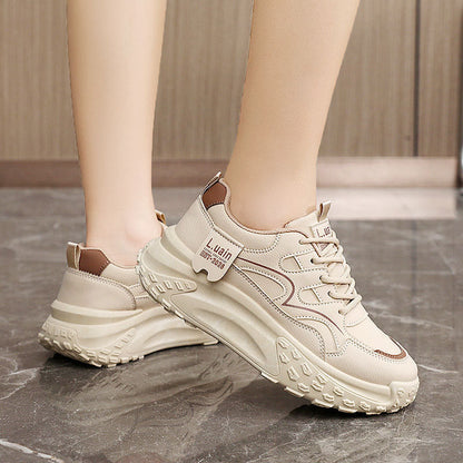 Damen Chunky Sneaker Bequem Rutschfest
