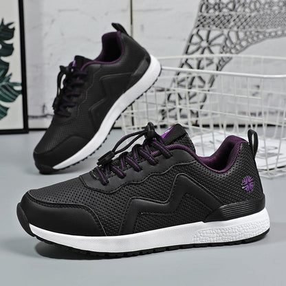 Damen Laufschuhe Leicht Atmungsaktives Mesh Schnellverschluss