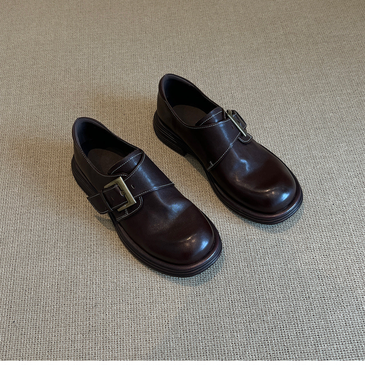 Damen Slipper mit Schnalle Warm Elegant