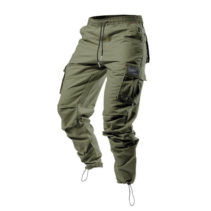 Herren Cargo Jogginghose Sportlich Mit Vielen Taschen