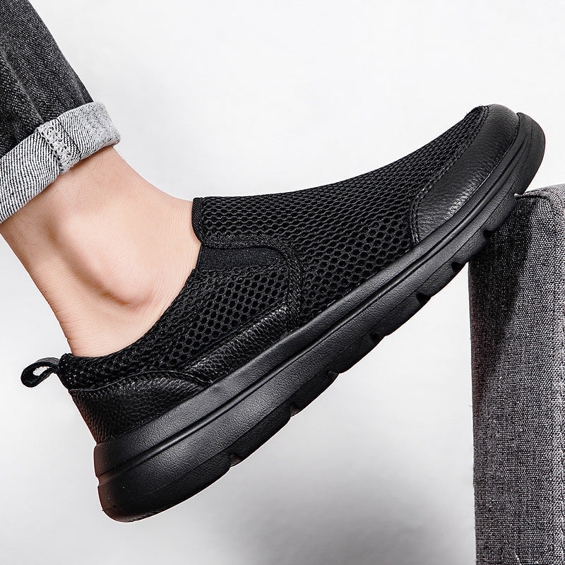 Damen Sneaker Slip-On Atmungsaktiv Rutschfeste Sohle - Norvielle