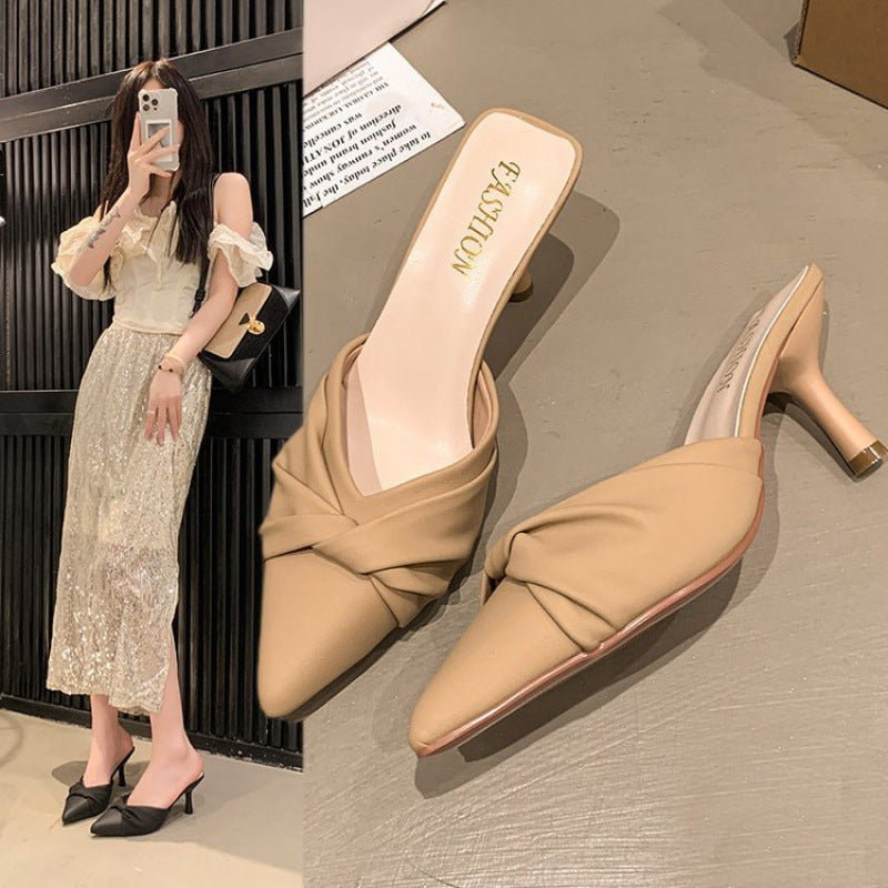 Damen Hochhackige Pumps mit Knotendesign
