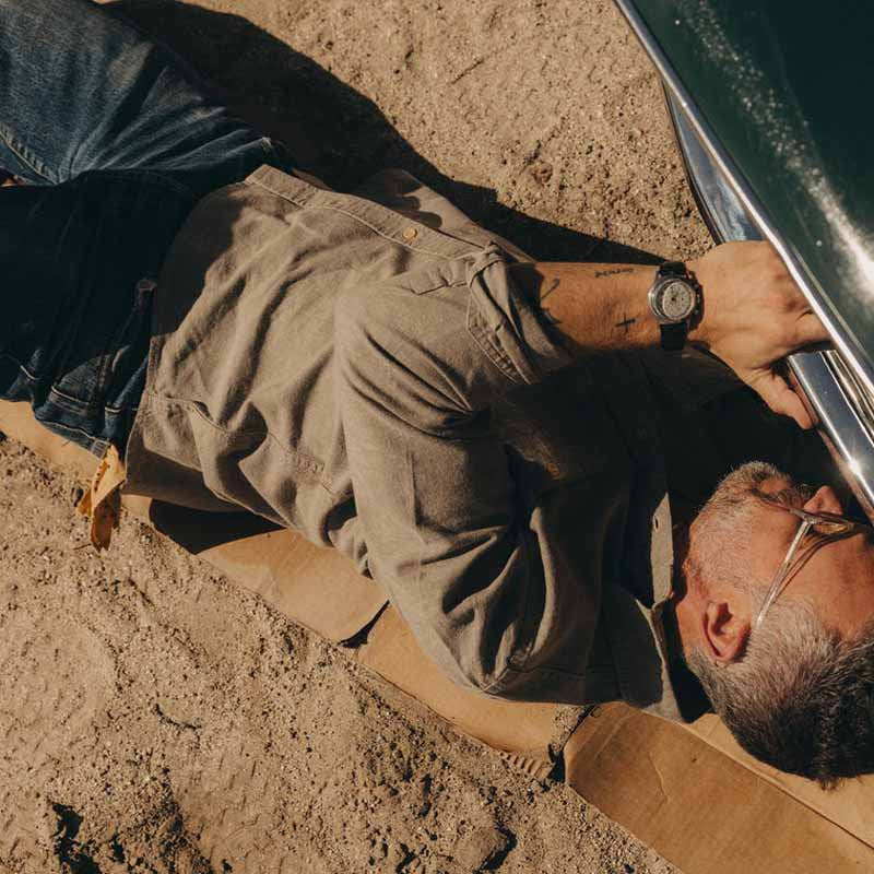 Herren Langarmhemd Strukturiert Modern Lässig