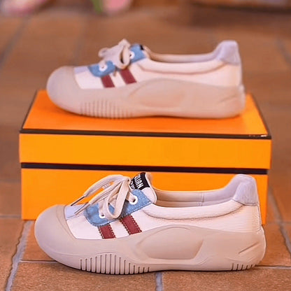 Damen Sneaker Sportlich Schnürschuhe Modern Mode