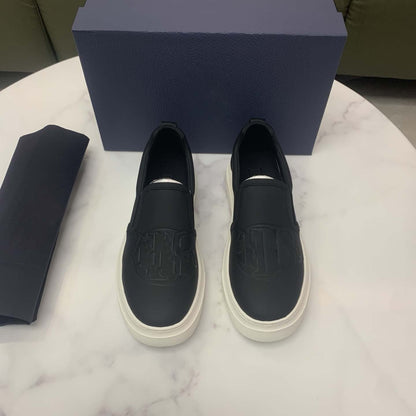 Damen Sneaker Slip-On Rutschfest Breite Passform