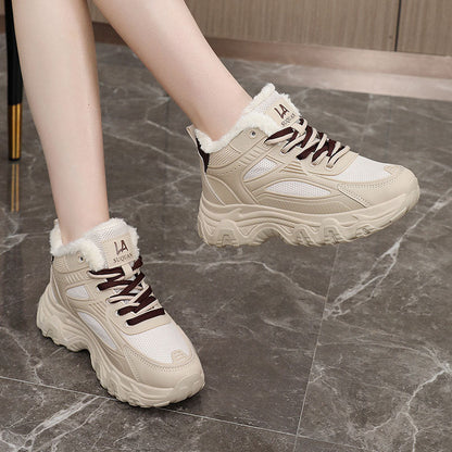 Damen High- Sneaker Isoliert Rutschfest