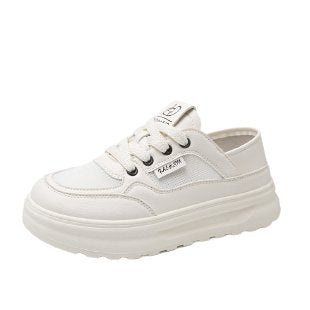 Damen Sneaker Bequem Slip-On Weiches Leder