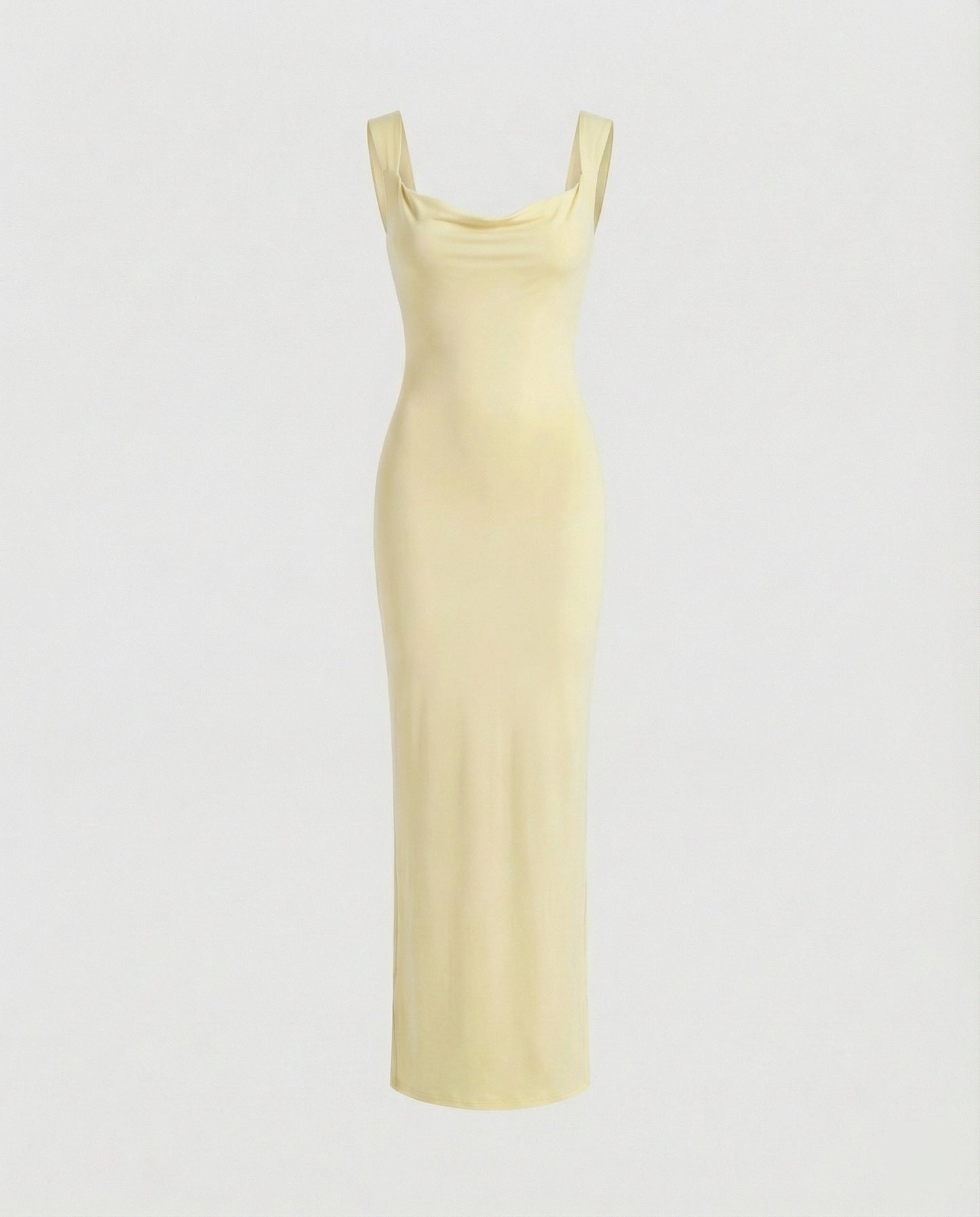 Elegantes Damen Abendkleid Lang Figurformend Tiefes Dekolleté