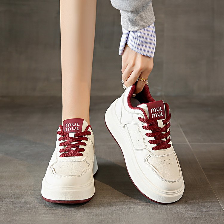 Damen Sneaker Sportlich Dicke Laufsohle