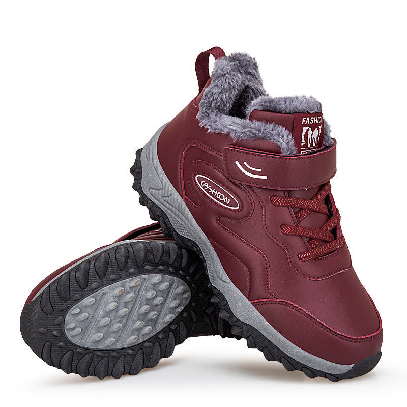 Damen Schnürstiefel Warm Winterstiefel Heidi Style