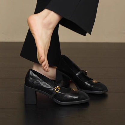 Damen Pumps Riemen