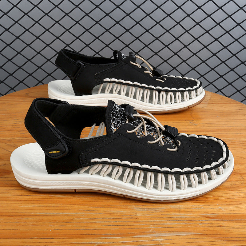 Damen Sportsandalen Elastisch Schnellschnürsystem Bequem