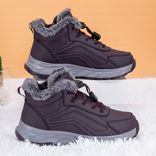 Damen Wanderschuhe Warm Rutschfest Winter - Norvielle