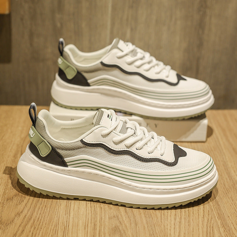 Damen Laufschuhe Sportlich Elastisch Weiß - Norvielle