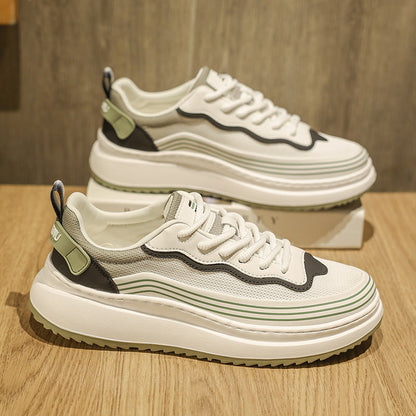 Damen Laufschuhe Sportlich Elastisch Weiß - Norvielle