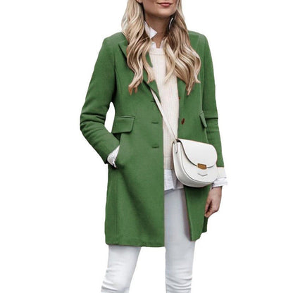 Damen Wollmantel Berliner Stil Elegantes Design