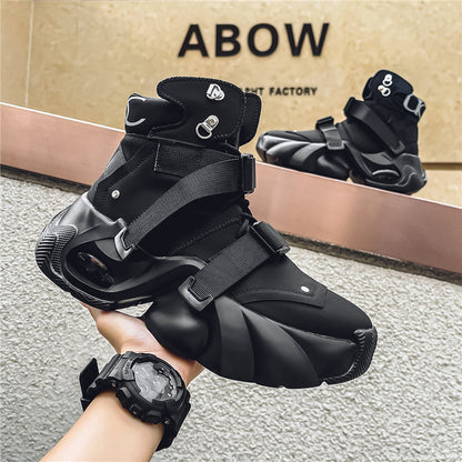 Damen High- Sneaker Komfortschuhe Rutschfest