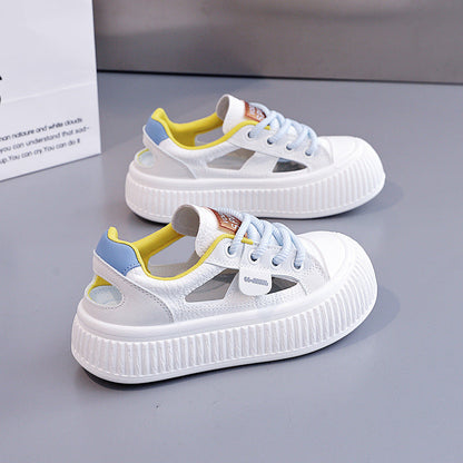 Damen Sneaker Atmungsaktives Mesh Hoch Sportlich