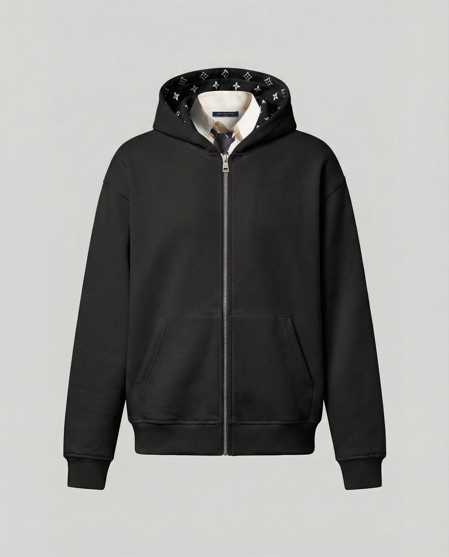 Unisex Oversize Kapuzenjacke American Style Baumwolle