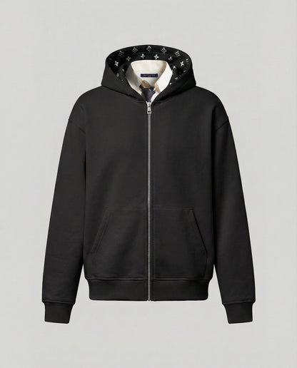 Unisex Oversize Kapuzenjacke American Style Baumwolle