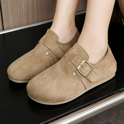 Damen Clogs Bequem Schnallenverschluss Rutschfest