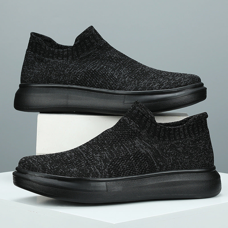 Damen Sneaker Strick Rutschfest Flexibel