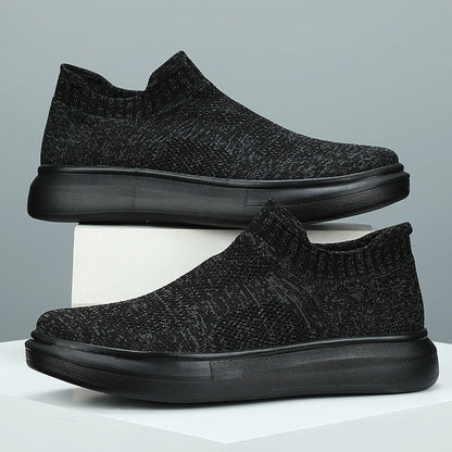 Damen Sneaker Strick Rutschfest Flexibel