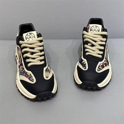 Damen Sneaker Bequem Weiche Sohle