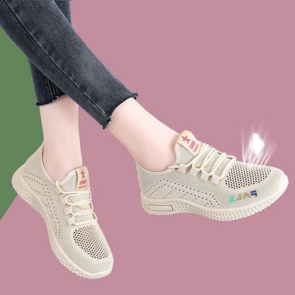 Damen Sneaker Leichtes Mesh Atmungsaktive Laufschuhe