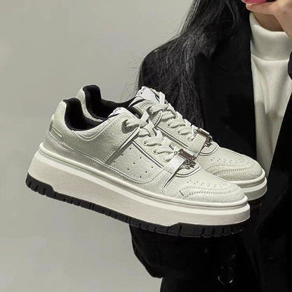 Damen Plateau Sportschuhe Modern Schnürsenkel