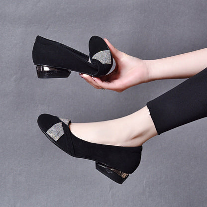 Damen Ballerinas Glitzer Komfortschuhe